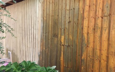 Carport / Holzschutzarbeiten